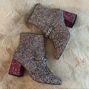 NEW ASOS Glitter Booties UK SIZING